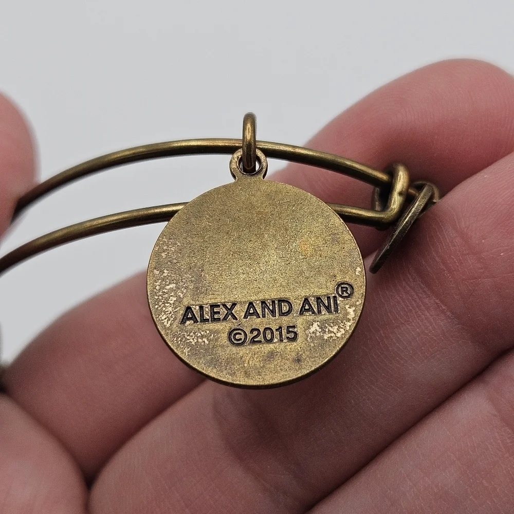 Alex and Ani gold tone USC Southern California bangle bracelet